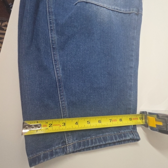 UNBRANDED WOMENS SLOUCHY BARREL 5 POCKET JEANS sz 8 EUC 90s BOHO DENIM DISTRESS - Picture 9 of 12